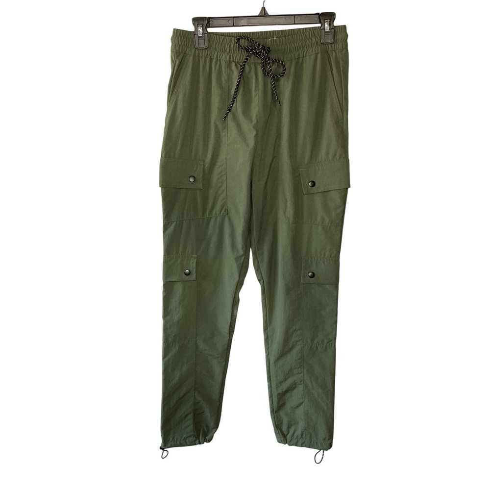 PacSun Relaxed Cargo Pants Olive Green Drawstring Adjustable Hem Womens Medium